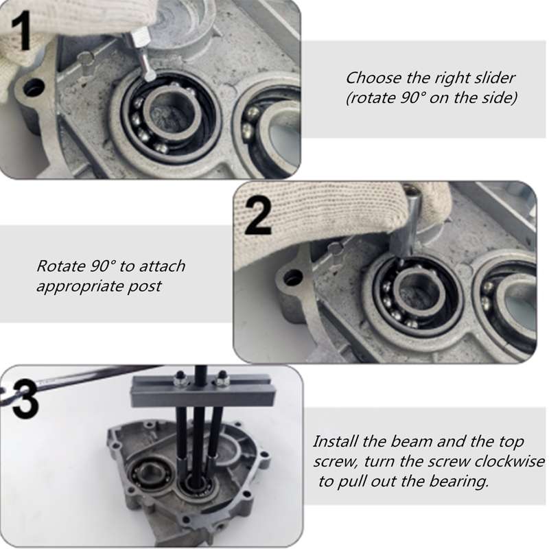 BL1240 13pcs/set Plug-in Bearing Puller Small Bearing Removal Tool