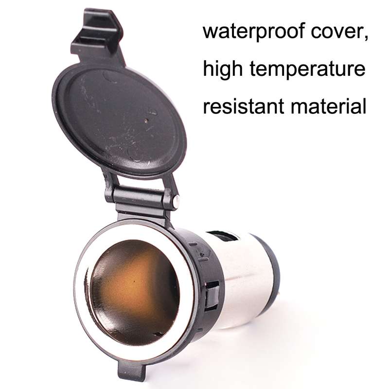 Car Cigarette Lighter Socket Waterproof Power Supply 120W/250W Modification 12/24V Cigarette Lighter