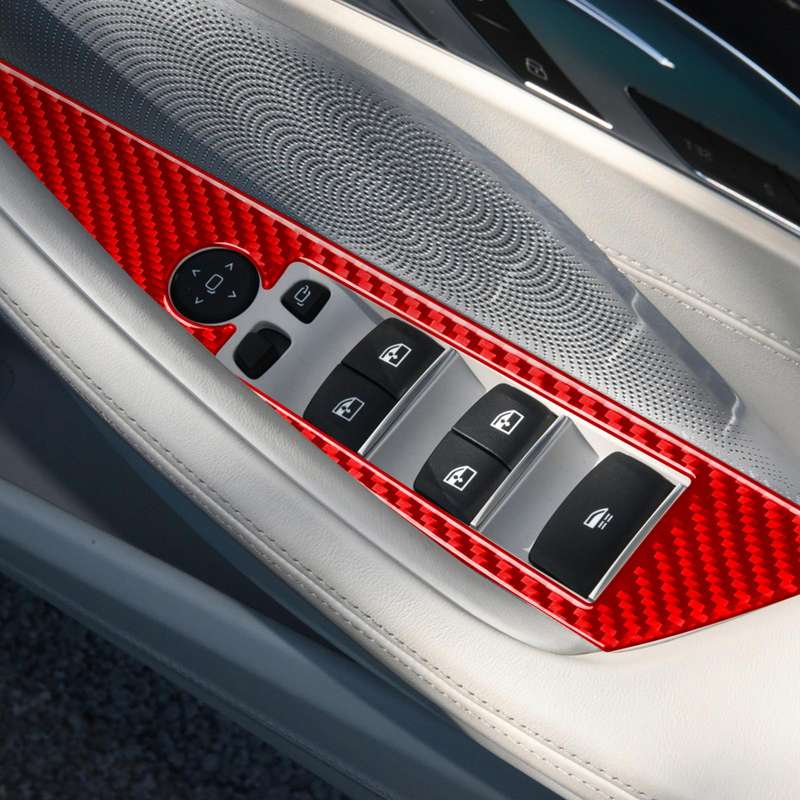 For 2019-2024 BMW 8 Series G14 2pcs /Set Right-hand Drive Glass Lift Convertible Stickers(Black)