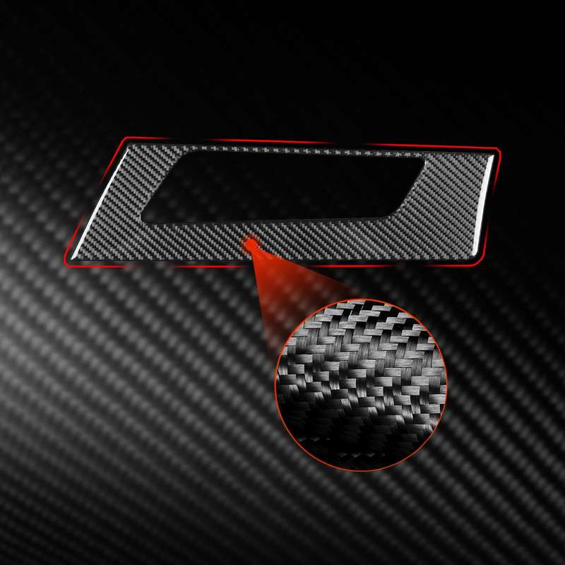 For 2019-2024 BMW 8 Series G14 Right-hand Drive Dashboard Speaker Frame Sticker(Red)