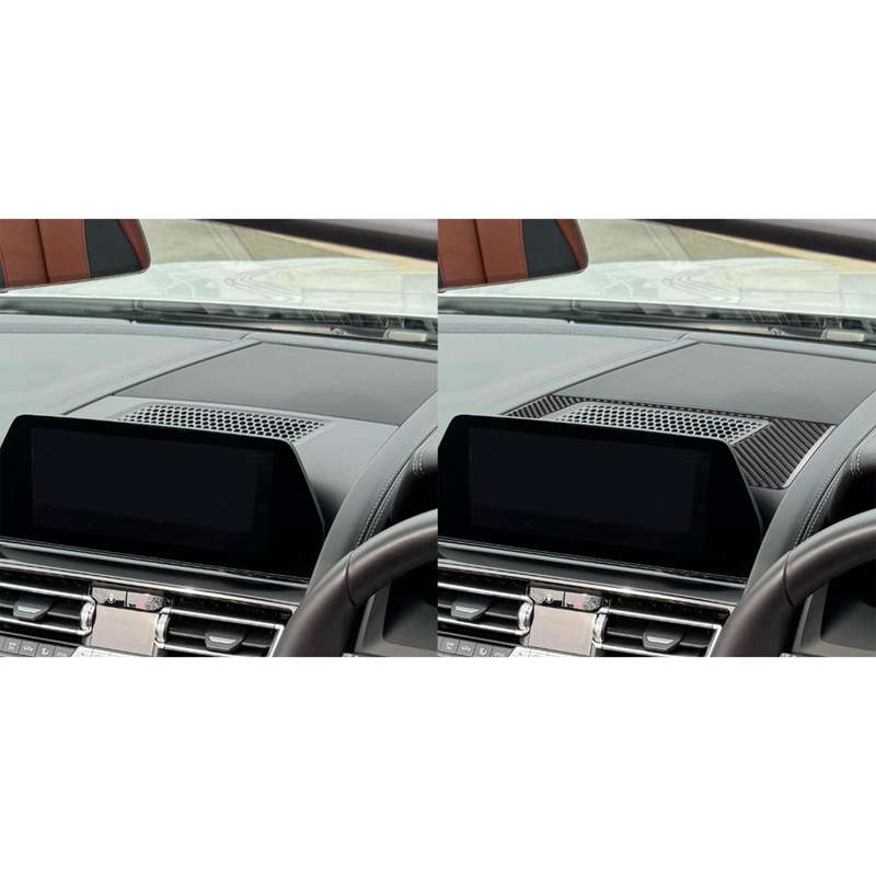 For 2019-2024 BMW 8 Series G14 Right-hand Drive Dashboard Speaker Frame Sticker(Red)