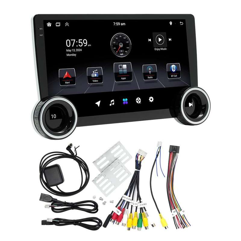 10.1 inch IPS Display + 2.5D Touch Screen Bluetooth FM Radio Car Navigation Machine, Memory: 1+32G