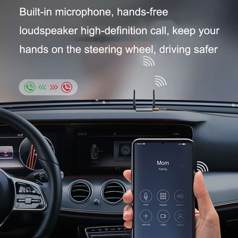 X600 CSR Lossless Bluetooth Receiver AUX Audio Bluetooth Adapter HIFI5.0 Car Audio Adapter