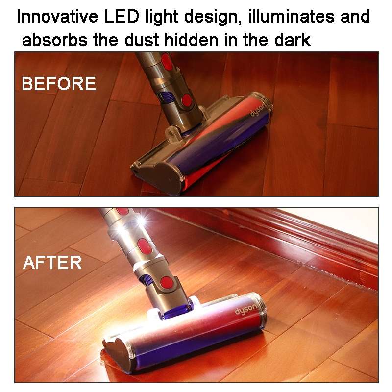 For Dyson V11 V15 Vacuum Cleaner Anti-winding Suction Head Brush Bar Roller