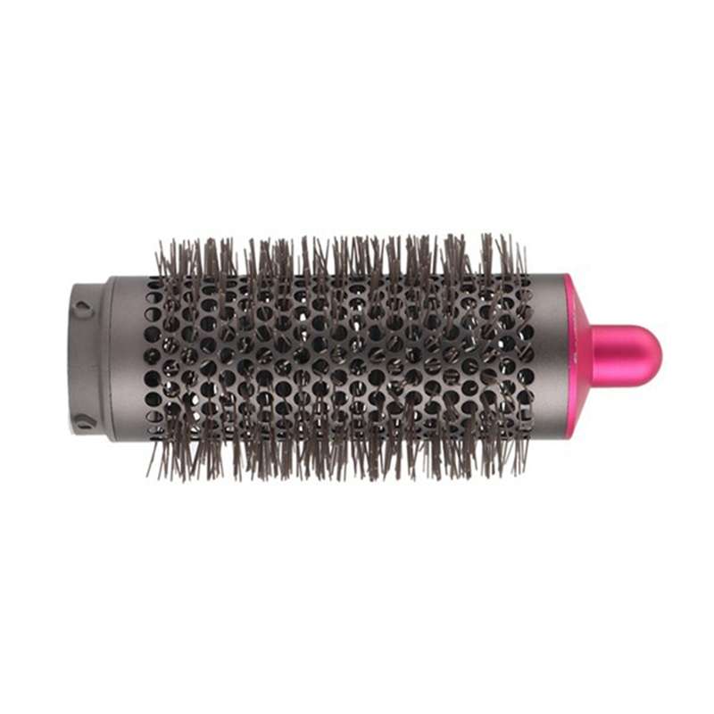 For Dyson Airwrap Cylinder Comb Hair Dryer Curling Attachment(Black Red)