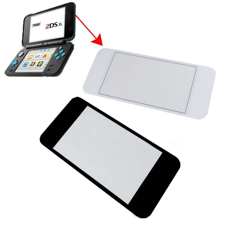 For Nintendo New 2DS XL/LL Upper Screen Mirror Cover Protector(White)