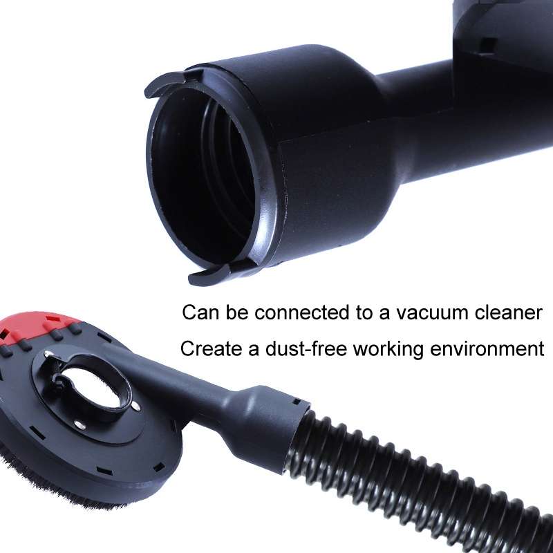 Diamond Grinding Wheel Stone Concrete Angle Grinder Dust Cover, Model: Type 100 Dust Cover+2m Dust P