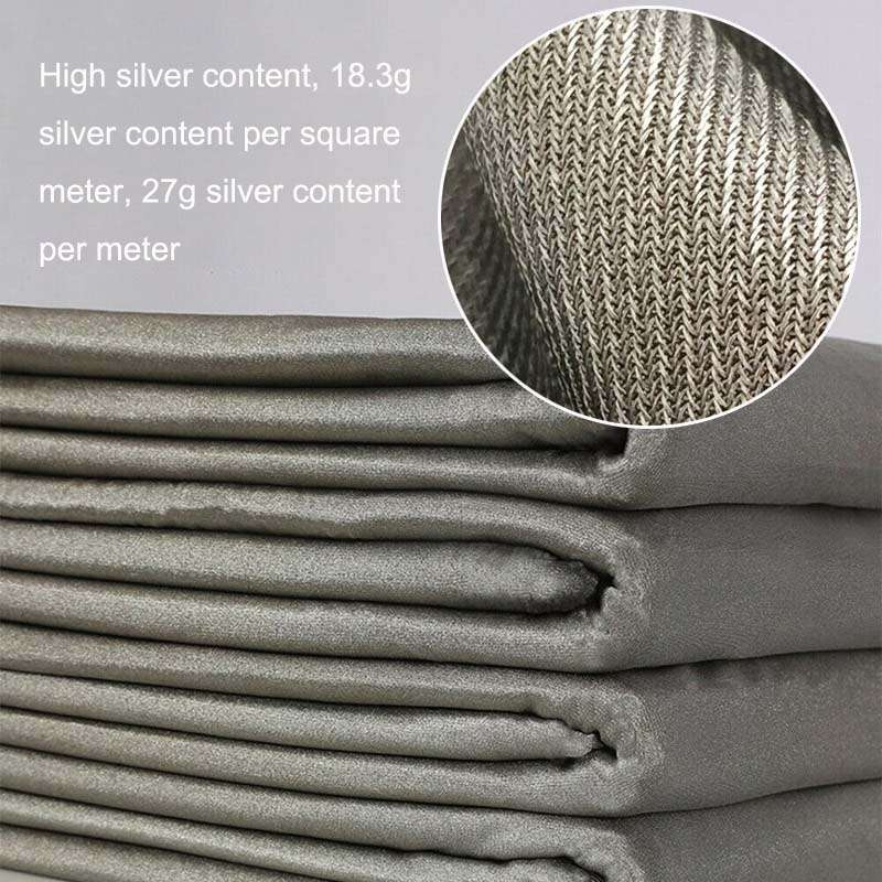 ZDY-1 Knitted Sterling Silver Fiber Silver Ion Soft Anti-radiation Fabric Antibacterial Mask Stretch
