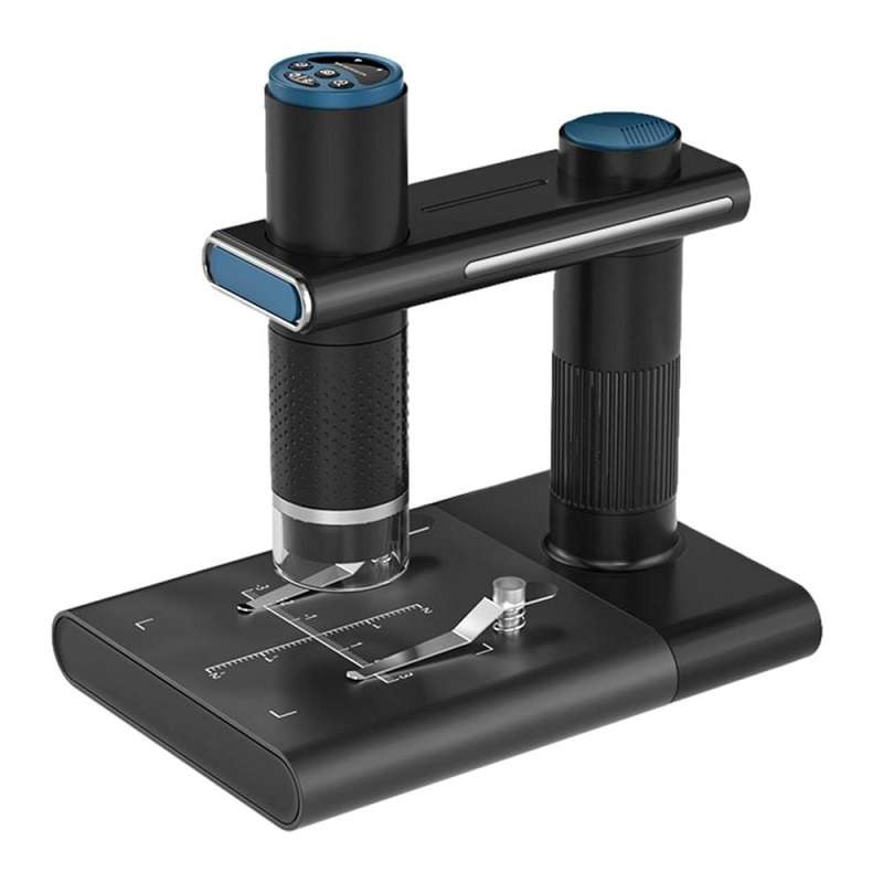WIFI HD USB Electron Microscope Digital Magnifier With Stand(White)