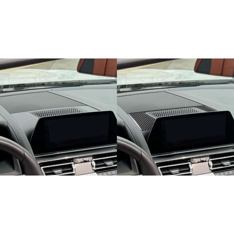 For 2019-2024 BMW 8 Series G14 Left-hand Drive Dashboard Speaker Frame Sticker(Red)