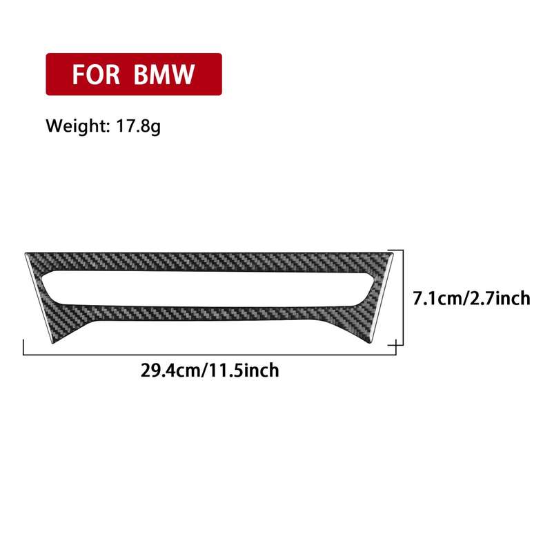 For 2019-2024 BMW 8 Series G14 Universal CD Panel Sticker for Left and Right Drive(Red)