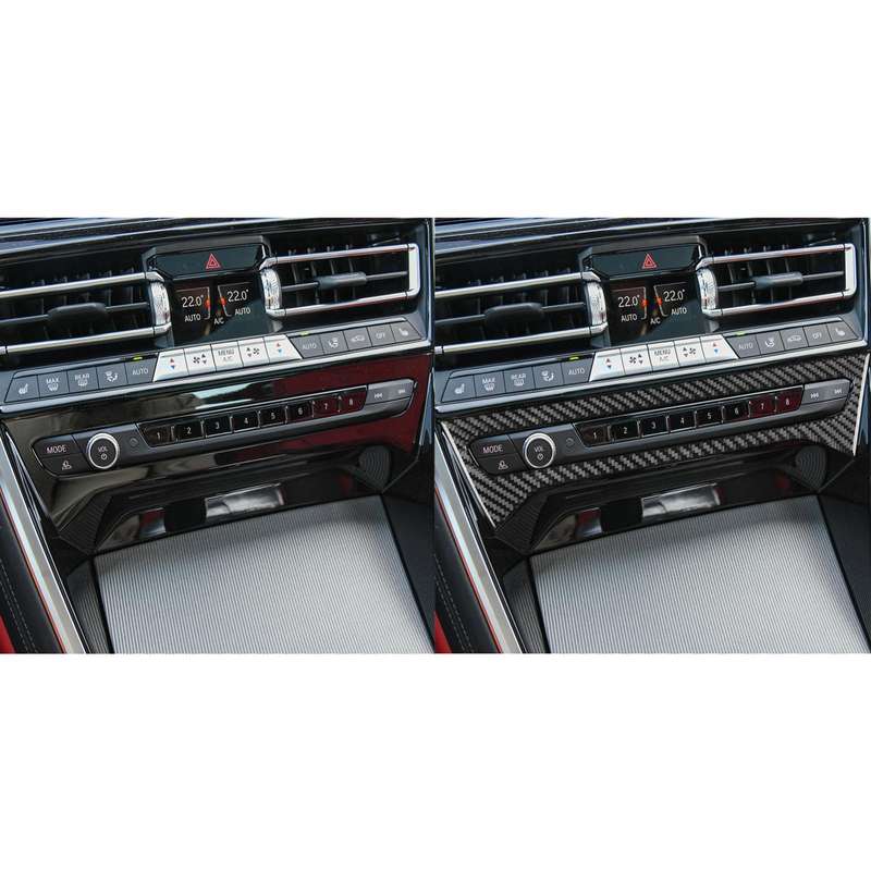 For 2019-2024 BMW 8 Series G14 Universal CD Panel Sticker for Left and Right Drive(Red)