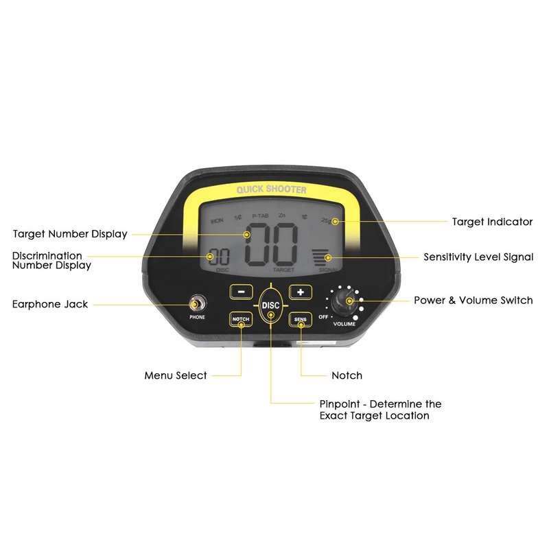 MD4060 3.1 inch LCD Underground Metal Detector