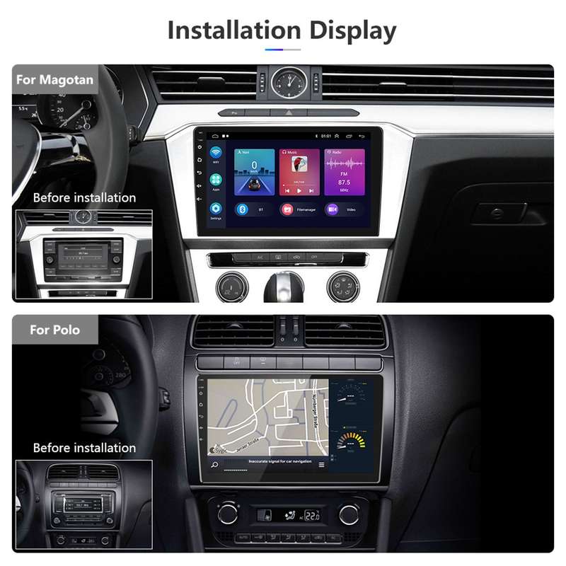 A3018 9 Inch Android Navigation CarPlay 2+64G Dual-Spindle Universal Central Control Screen Car Navi