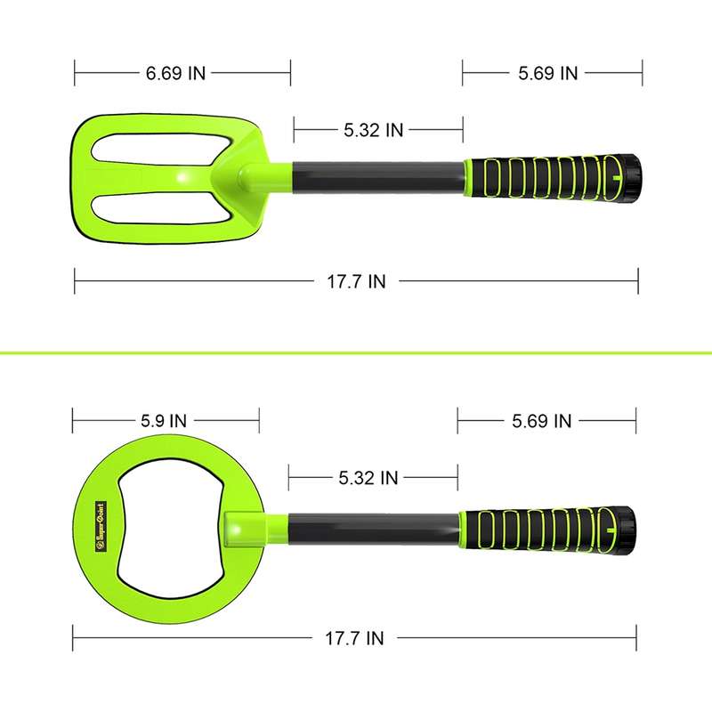 Goint Waterproof Handheld Metal Detector Underwater Treasure Hunter Detector(IP760 Yellow)