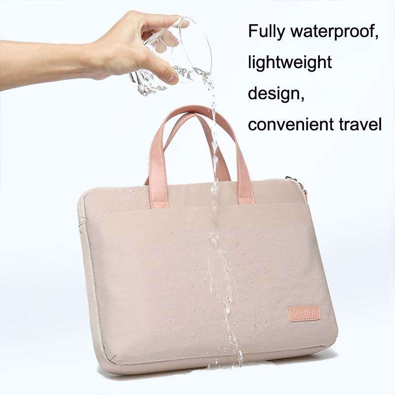 For MacBook 13.3-14 Inches MAHOO 10188 Ultra-Thin Hand Computer Bag Messenger Laptop Bag, Color: Kh