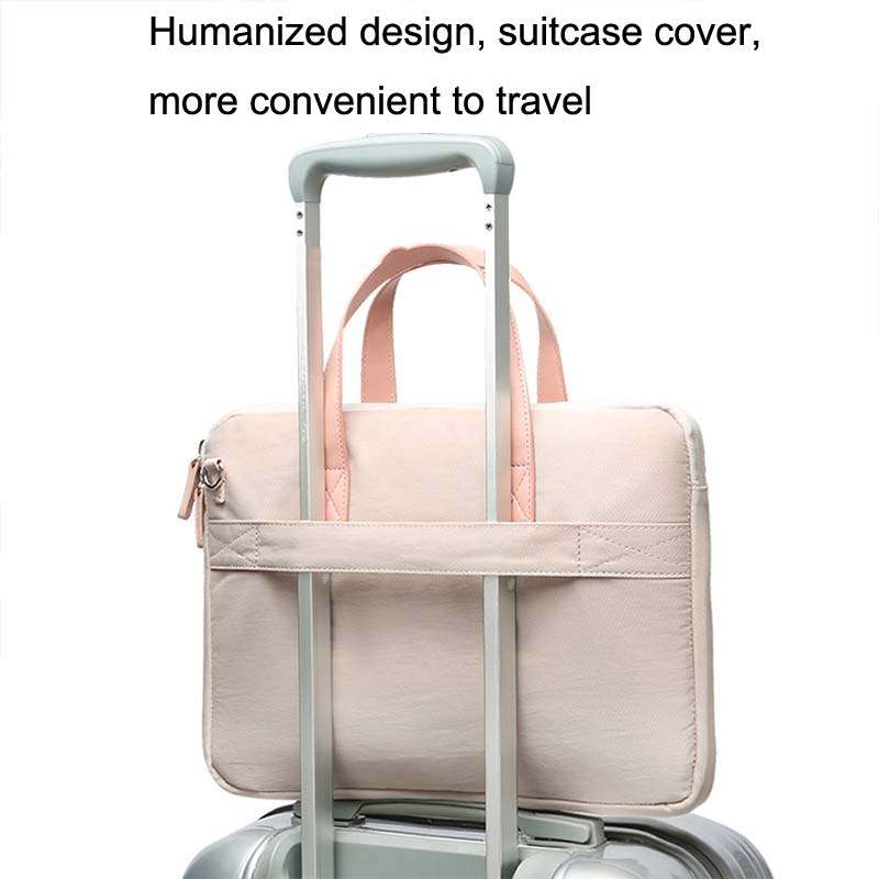 For MacBook 13.3-14 Inches MAHOO 10188 Ultra-Thin Hand Computer Bag Messenger Laptop Bag, Color: Kh