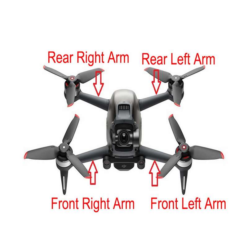 For DJI FPV Drone Arm Parts Replacement Spare Part ,Spec: Left Front