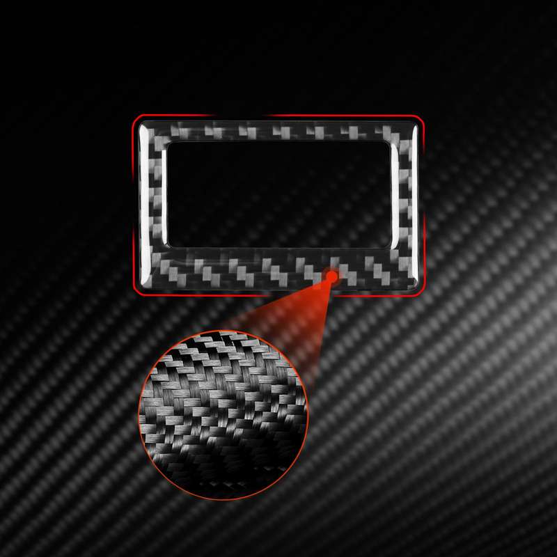 For 2019-2024 BMW 8 Series G14 Universal Air Conditioning Temperature Display Frame Sticker(Black)