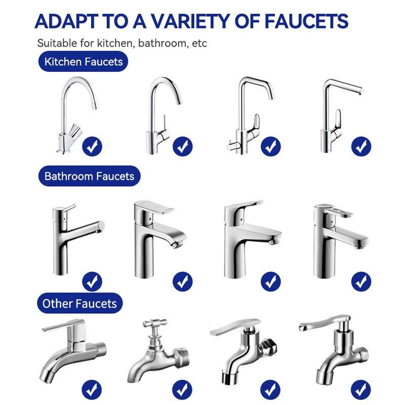 WHEELTON WHT-F202 Kitchen Faucet Filter Water Purifier Ceramic Core Stainless Steel Filter