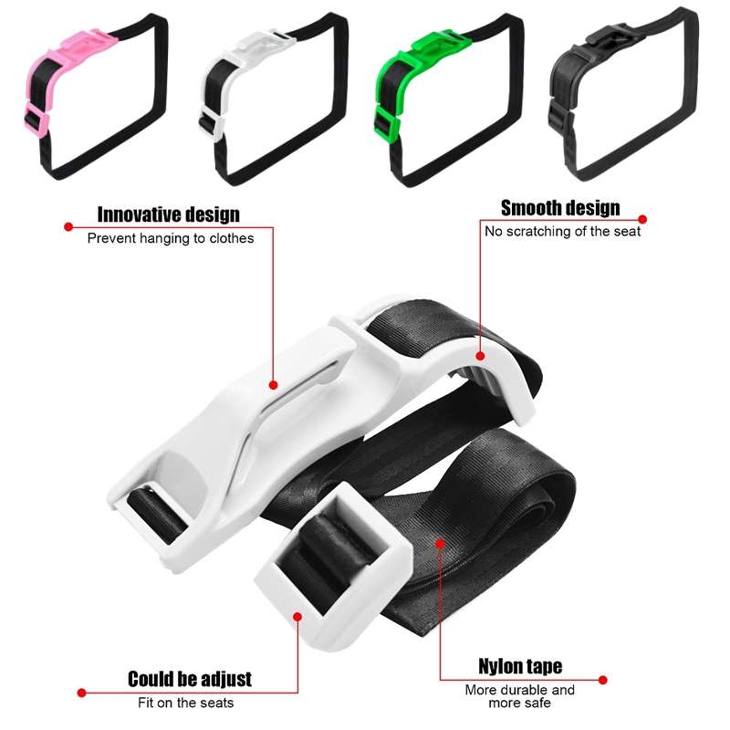 Pregnant Car Seat Belt Anti Stranglehold Belly Protection Fetal Regulator(Pink)