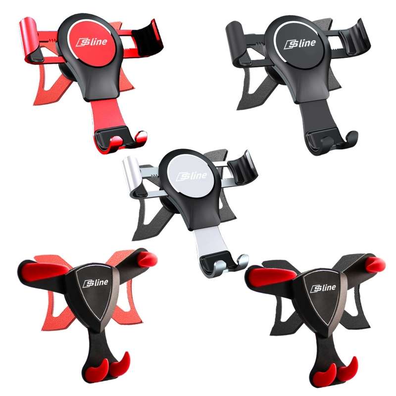For Audi Car Strong Magnetic Phone Holder(A3/S3 Stand 1 Red)