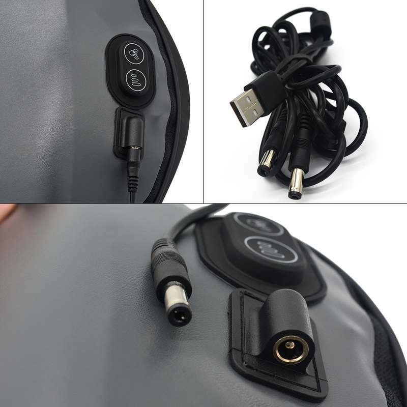 SR-21 Car Lumbar Cushion Headrest Seat Memory Foam Accessories, Style: Massage Headrest (Brown)