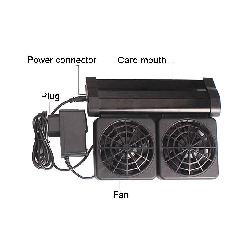 Fish Tank Cooling Fan Cooling Silent Aquarium Fan, Specification: 1 Head EU Plug