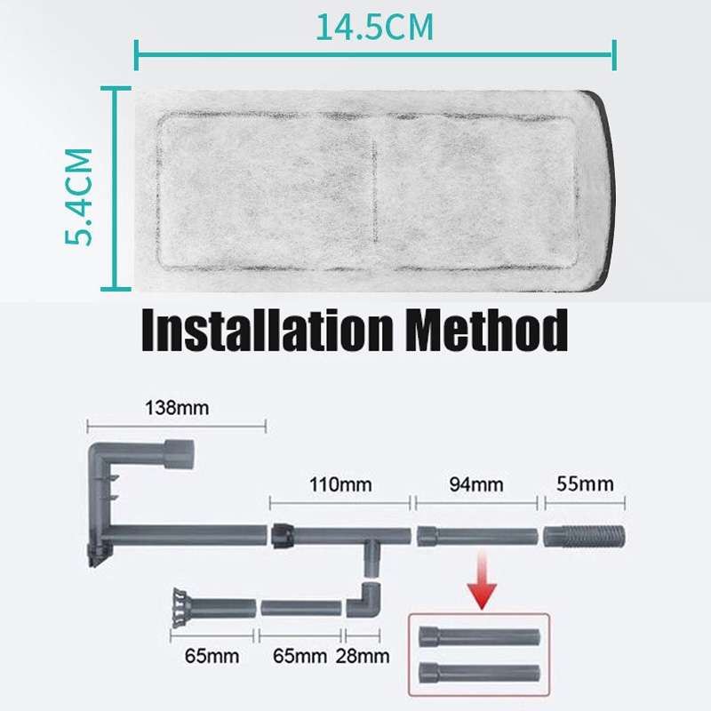 Jeneca XP-09 Small Aquarium External Waterfall Filter, CN Plug
