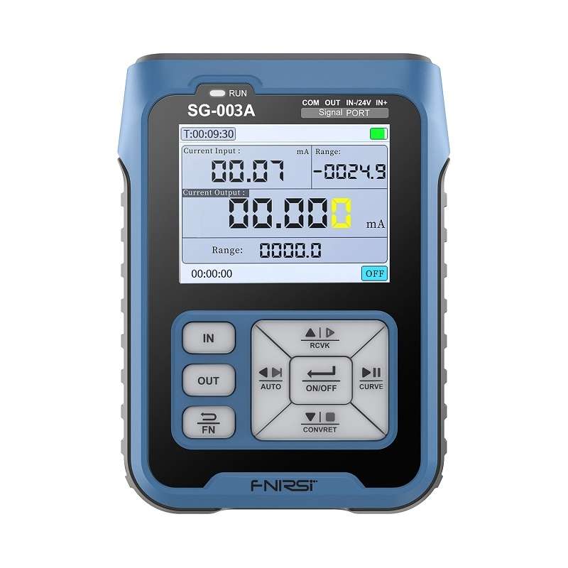 FNIRSI SG-003A Multifunctional PWM Signal Generator 4-20ma Voltage Current Calibrator, EU Plug(Blue)