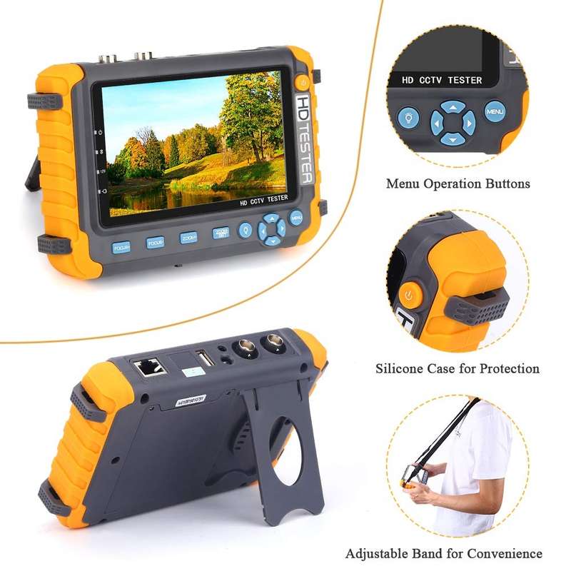 5800ACT-VH 5 Inch Large Screen Engineering Treasure Coaxial AHD / TVI / CVI 8MP Analog Video Surveil