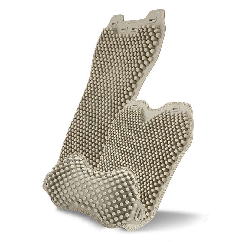 Silicone Car Seat Cushion Summer Breathable Cool Pad, Color: Cushion Apricot