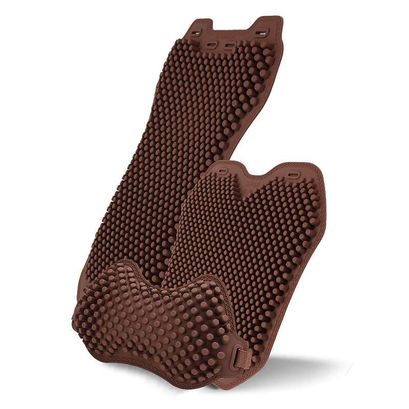 Silicone Car Summer Breathable Cool Pad, Color: Headrest Coffee