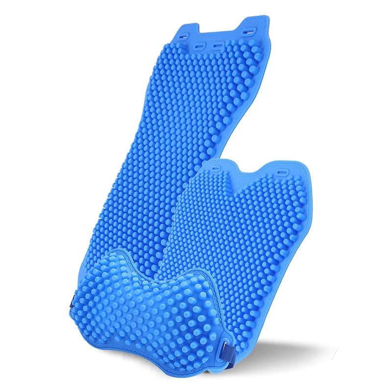 Silicone Car Summer Breathable Cool Pad, Color: Headrest Blue