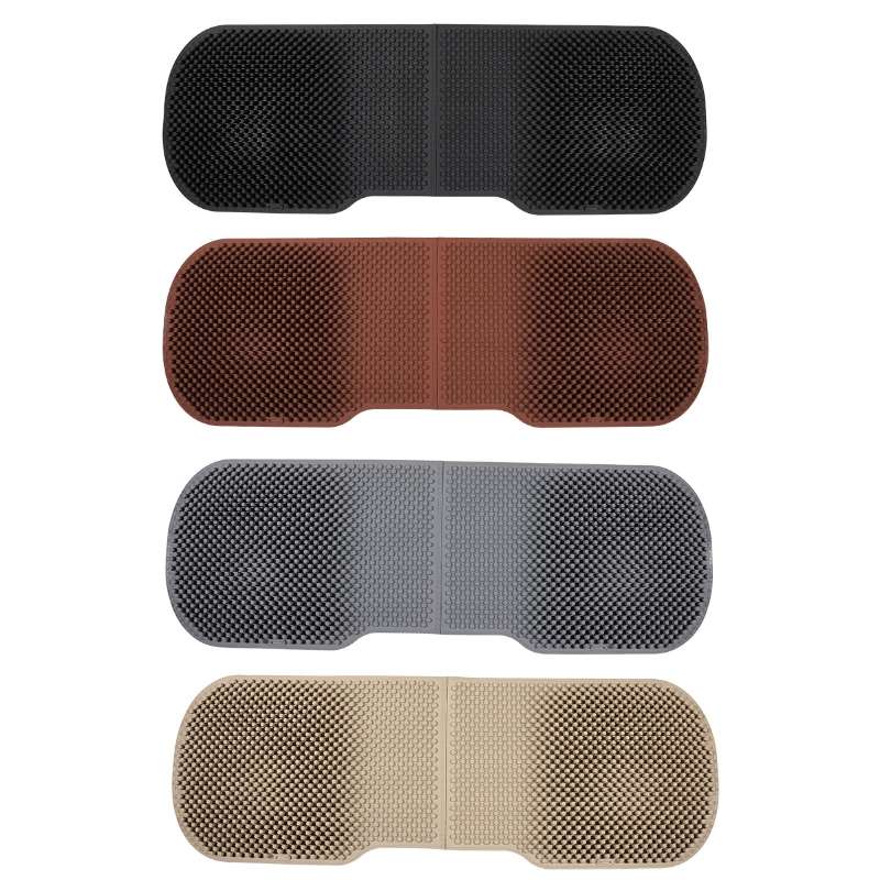 Silicone Car Seat Cushion Summer Breathable Cool Pad, Color: Rear Cushion Apricot