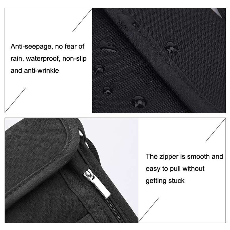 ZD-WM-06 RFID Hanging Neck Bag Passport Bag Anti-scanning Anti-magnetic Messenger ID Bag(Beige Yell