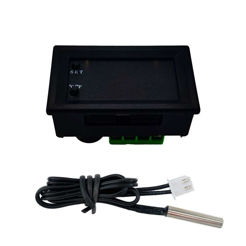 W2809 Digital Display Dual Display Thermostat Hatching Pet House Intelligent Waterproof NTC Temperat