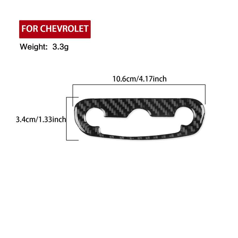 For Chevrolet Malibu 2016-2024 A Model Left-hand Drive Headlight Switch Sticker(Red)