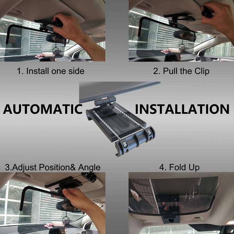 360 Degree Adjustable Car Driver Sun Visor, Color: Polarizing Plate