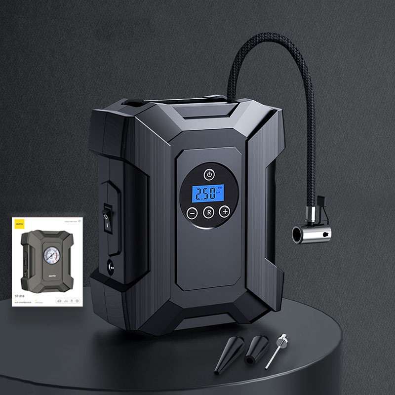 SUITU ST-818 Wireless Car Air Pump Digital Display Tire Inflator With LED Lighting