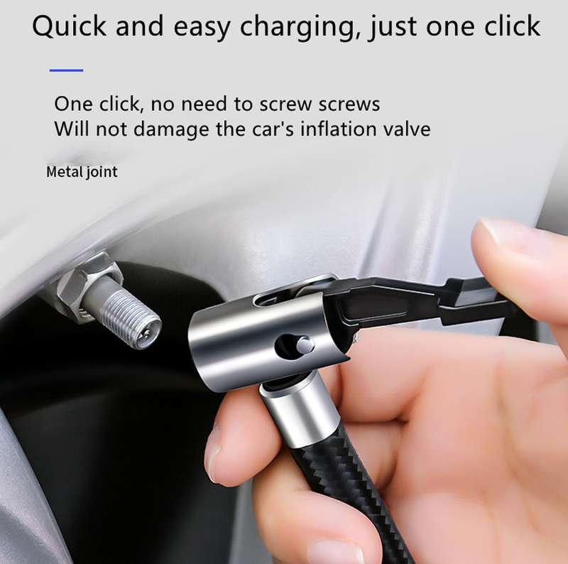 SUITU ST-818 Wireless Car Air Pump Digital Display Tire Inflator With LED Lighting