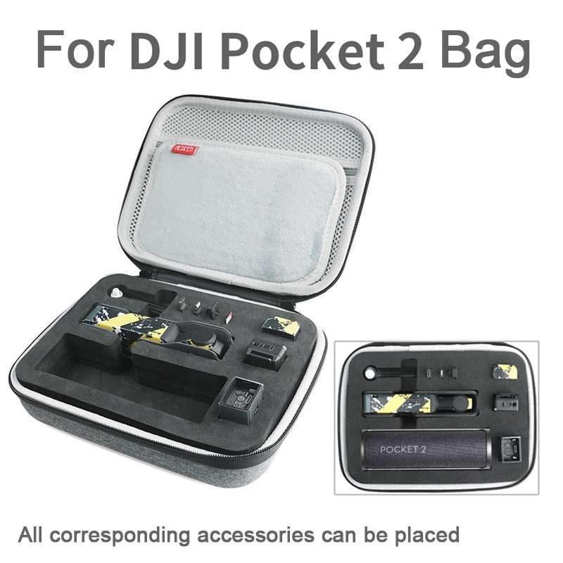 For DJI Osmo Pocket 2 RCSTQ Head Accessory Storage Bag