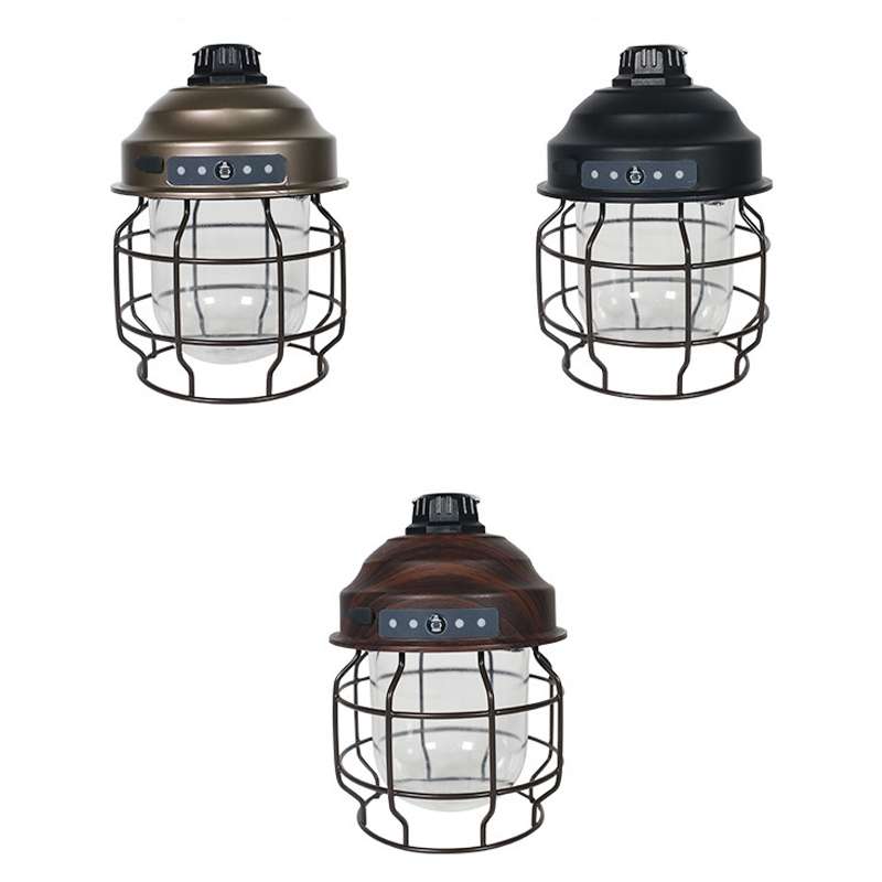 Outdoor Camping Portable Light With Carabiner, Color: Copper