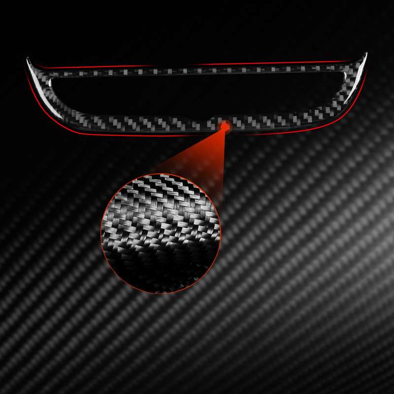 For Chevrolet Malibu 2016-2024 Left-hand Drive Navigation Button Frame Sticker(Red)