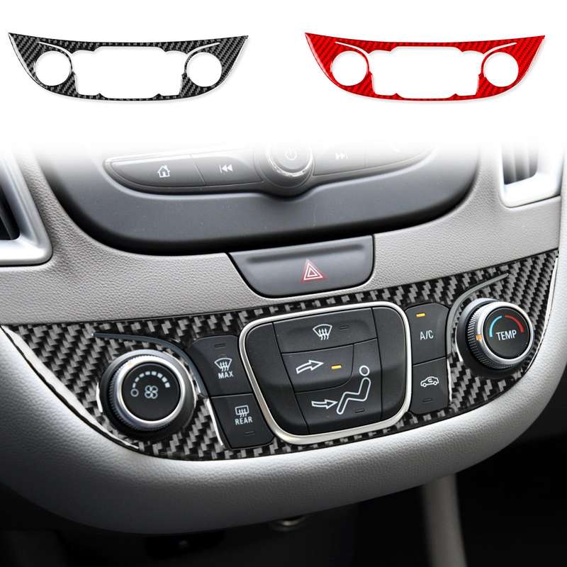 For Chevrolet Malibu 2016-2024 B Model Left-hand Drive Central Control Button Panel Sticker(Red)