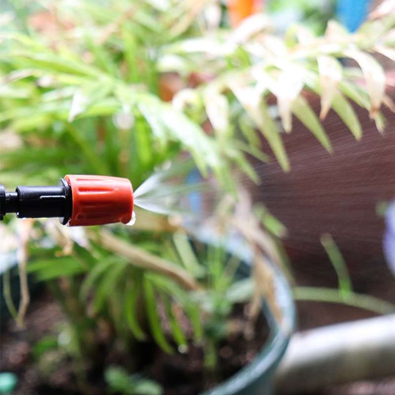 20pcs TF-118 Gardening Irrigation Drip Irrigation System Set Accessories Spray Head (Orange)