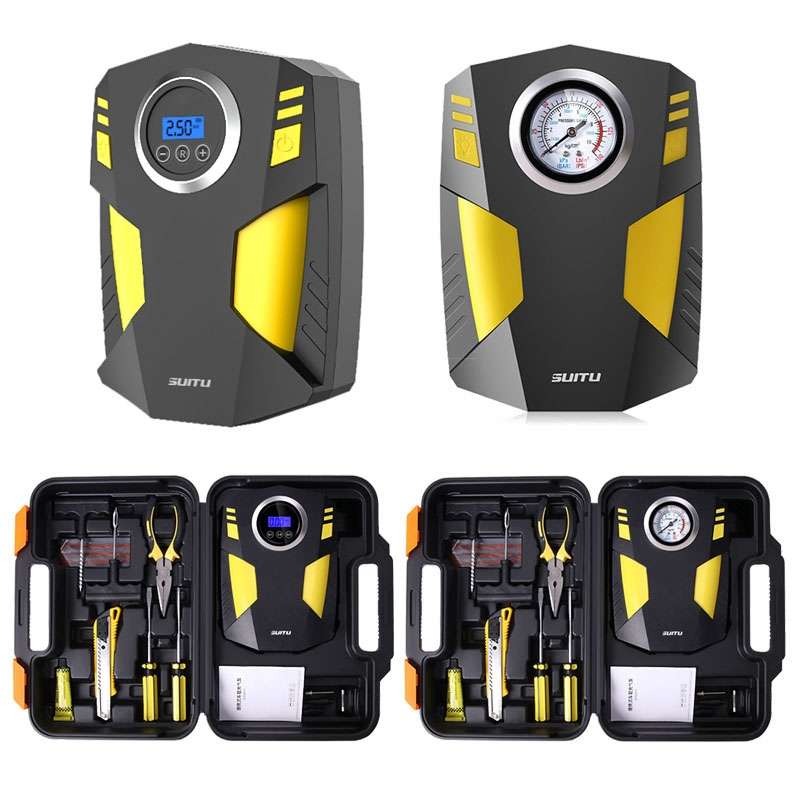 SUITU ST-5002 DC 12V Car Air Compressor Tire Inflator 150 PSI Auto Air Pump Digital Display Model