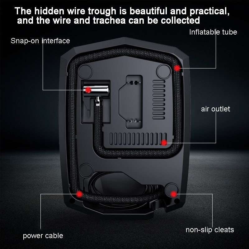 SUITU ST-5002 DC 12V Car Air Compressor Tire Inflator 150 PSI Auto Air Pump Digital Display Model