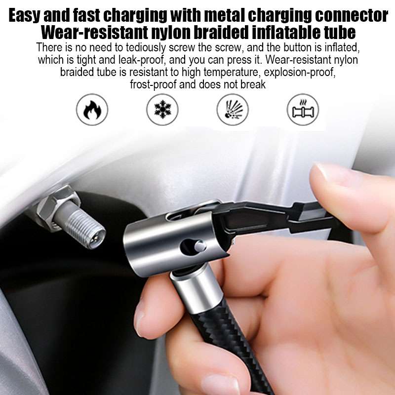 SUITU ST-5002 DC 12V Car Air Compressor Tire Inflator 150 PSI Auto Air Pump Digital Display Model