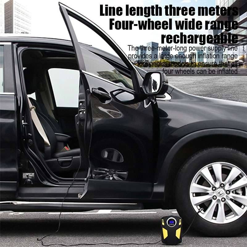SUITU ST-5002 DC 12V Car Air Compressor Tire Inflator 150 PSI Auto Air Pump Digital Display Model